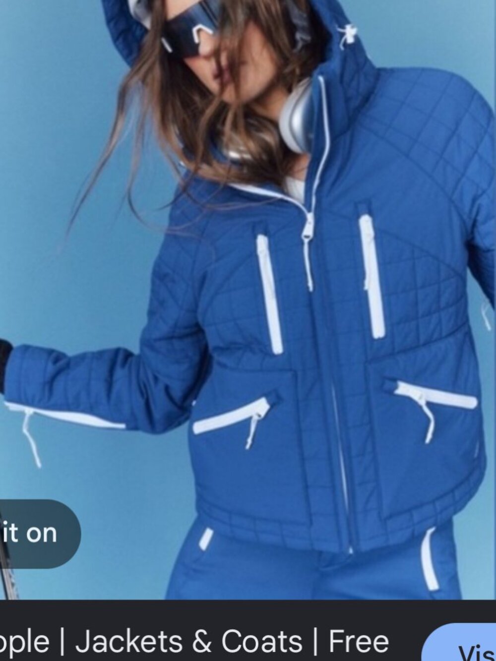 worn a few times FREE PEOPLE MOVEMENT all prepped ski jacket coat xs